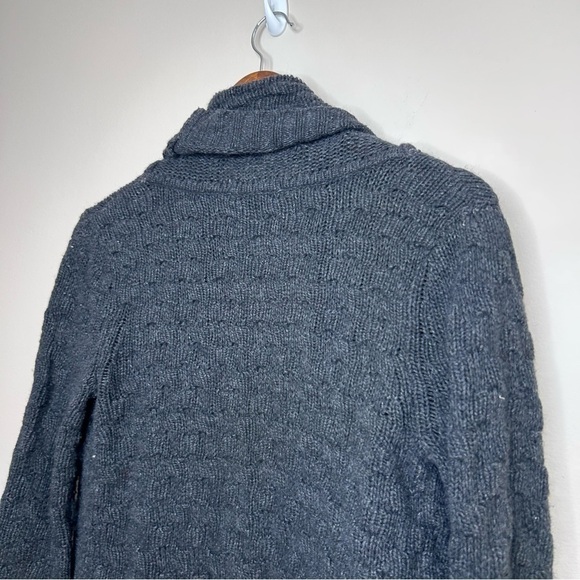 Aritzia Angora Wool Cashmere Greenpoint Knit Cardigan Dark Grey XS - Picture 7 of 9